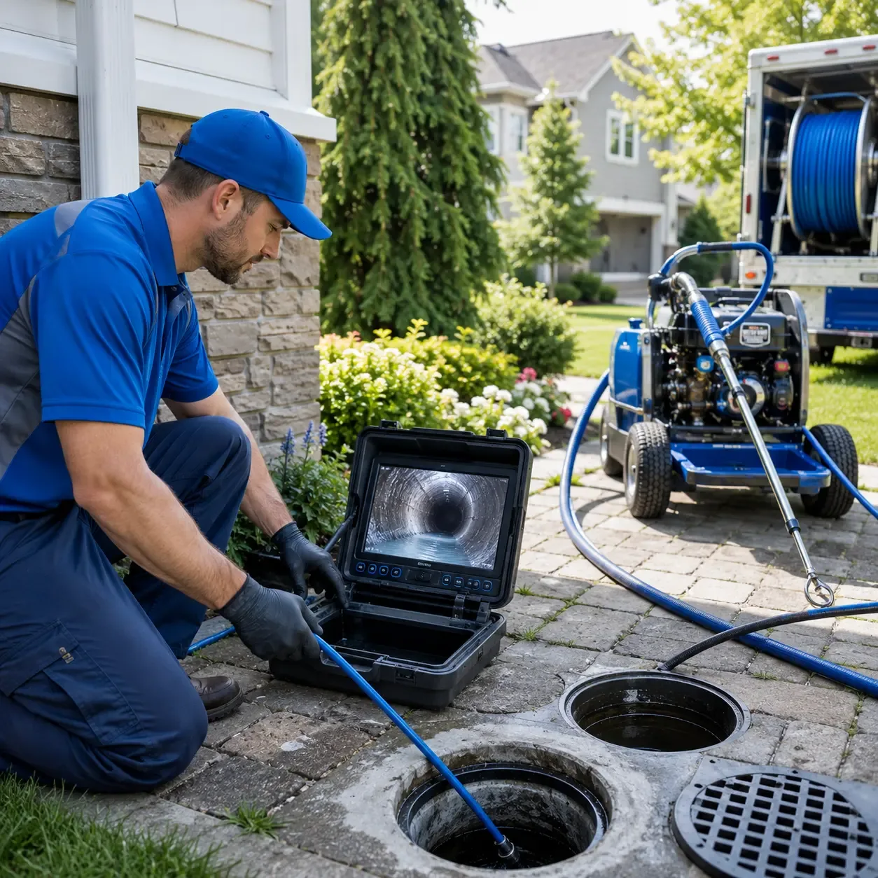 Outdoor drain cleaning professionals serving Glen Rock, PA
